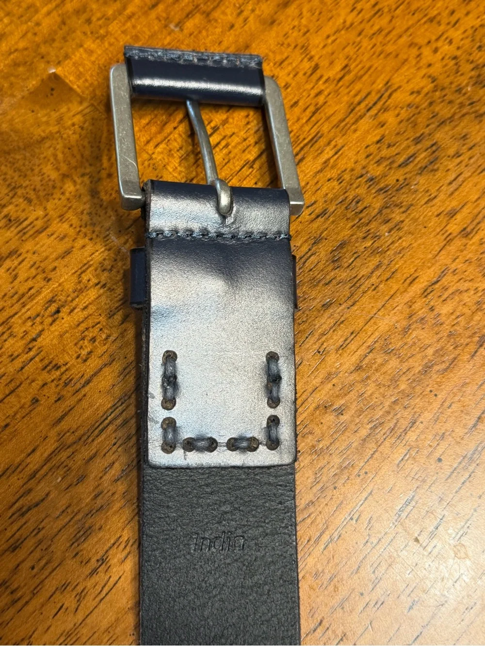 Timberland PRO Men's Black Leather workwear Pull up Belt  size 32